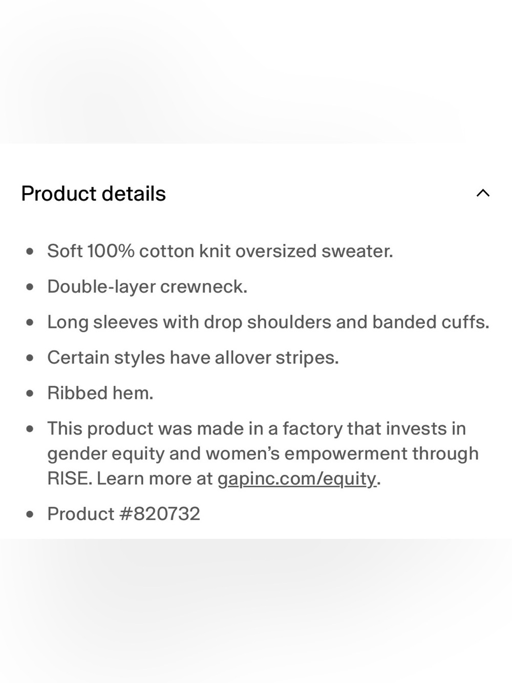GAP cotton crew neck sweater - Picture 12 of 12